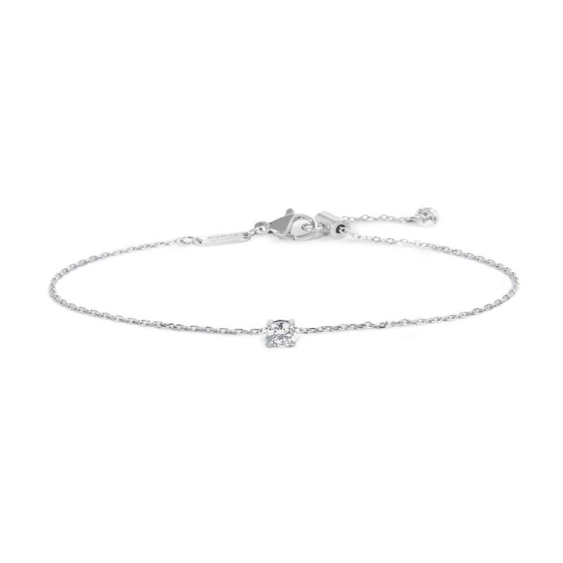 Bracciale Unisex Marlù 31BR0012-W catena cutting cross zircone 4,25mm centrale Bracciale Unisex Marlù 31BR0012-W catena cutting cross zircone 4,25mm centrale