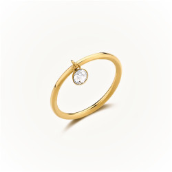 Anello Donna Brosway in Acciaio Colore Oro Symphonia BYM144