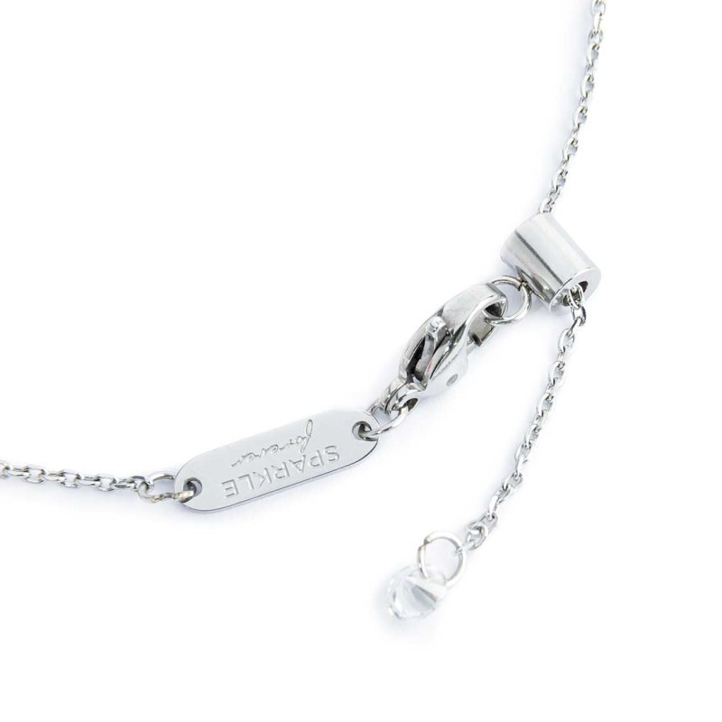 Bracciale Unisex Marlù 31BR0012-W catena cutting cross zircone 4,25mm centrale