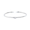 Bracciale Donna Marlù 31BR0016-W rigido con zircone 5,25mm centrale e zirconi