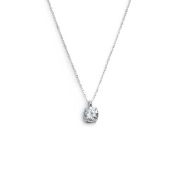 Collana Donna Marlù 31CN0012-W catena cutting cross zircone centrale 7mm