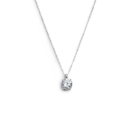 Collana Donna Marlù 31CN0012-W catena cutting cross zircone centrale 7mm