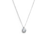 Collana Donna Marlù 31CN0012-W catena cutting cross zircone centrale 7mm