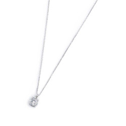 Collana Donna Marlù 31CN0012-W catena cutting cross zircone centrale 7mm