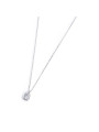 Collana Donna Marlù 31CN0012-W catena cutting cross zircone centrale 7mm
