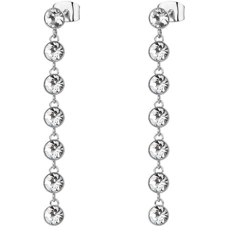 orecchini da donna brosway bym145 con pietre in cristallo bianco