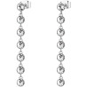 orecchini da donna brosway bym145 con pietre in cristallo bianco