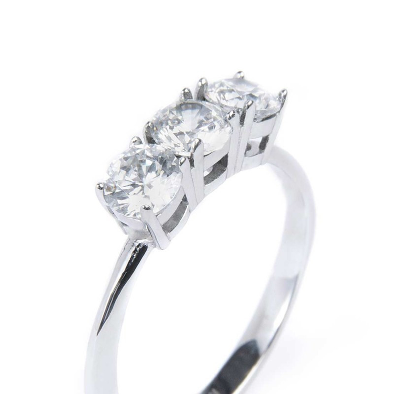 Anello Donna Marlù 31AN0011W-10 trilogy con zircone 4,25mm