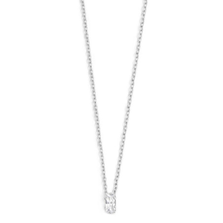 Collana Donna Marlù 2CN0048-W con zircone baguette