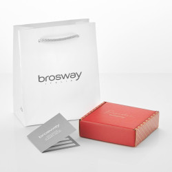 Women's necklace Brosway tennis jewelry BEIN002 steel