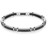 Bracciale Uomo Semirigido Gioielli Brosway BBC11In Acciaio Nero Rosa dei Venti