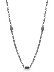 Collana Girocollo Brosway Uomo In Acciaio Nero Logan BOA03