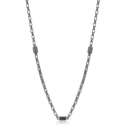 Collana Girocollo Brosway Uomo In Acciaio Nero Logan BOA03