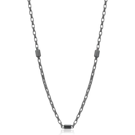 Collana Girocollo Brosway Uomo In Acciaio Nero Logan BOA03