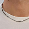 Collana Girocollo Brosway Uomo In Acciaio Nero Logan BOA03