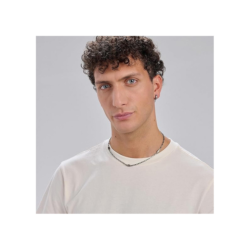 Collana Girocollo Brosway Uomo In Acciaio Nero Logan BOA03