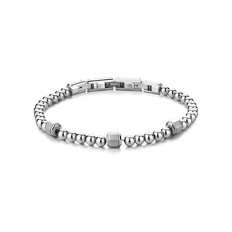 Bracciale Uomo Brosway In Acciaio Silver con Perle Riptide BTD032 Bracciale Uomo Brosway In Acciaio Silver con Perle Riptide BTD032