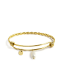 Bracciale Donna Malrù 2BR0087G Basi in Acciaio Pvd Oro Giallo con Perla Bianca