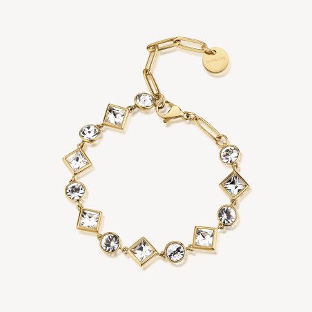 Bracciale Donna Brosway Emphasis BEH16 in Acciaio Oro Giallo con Cristalli