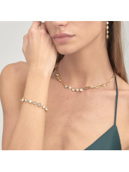 Bracciale Donna Brosway Emphasis BEH16 in Acciaio Oro Giallo con Cristalli