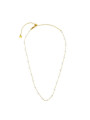 Collana Donna Marlù 2CA0031G-W in Acciaio Pvd Oro con Perle Bianche