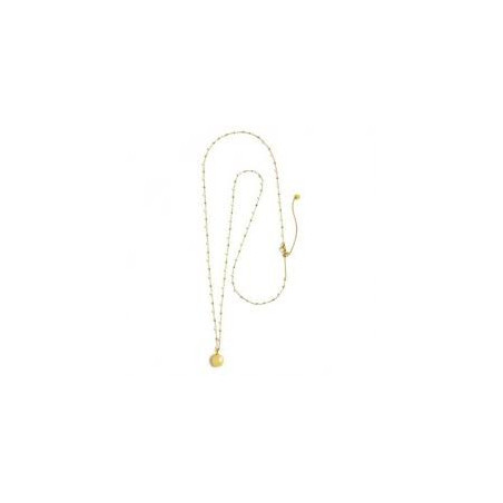 Collana Donna Chiama Angeli Marlù 15CO012G-W in Acciaio Oro con Pendente Ottone