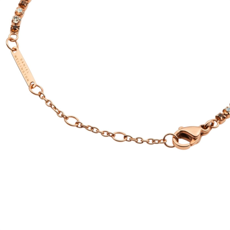 Bracciale Tennis Daniel Wellington Donna DW0040115 in Acciaio Oro Rosa