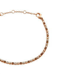 Bracciale Tennis Daniel Wellington Donna DW0040115 in Acciaio Oro Rosa
