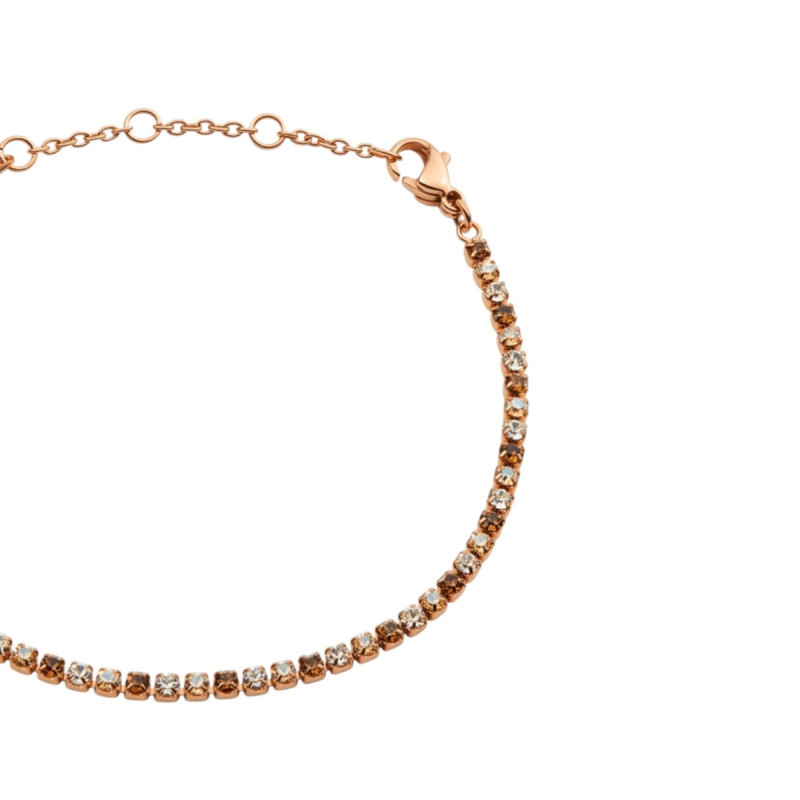 Bracciale Tennis Daniel Wellington Donna DW0040115 in Acciaio Oro Rosa