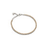 Bracciale Donna Tennis Ops OPSBR-957 Acciaio Silver con pietre Caramello 2,5 mm