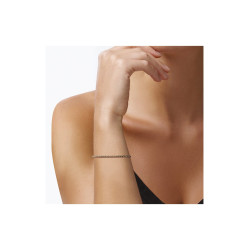 Bracciale Donna Tennis Ops OPSBR-957 Acciaio Silver con pietre Caramello 2,5 mm