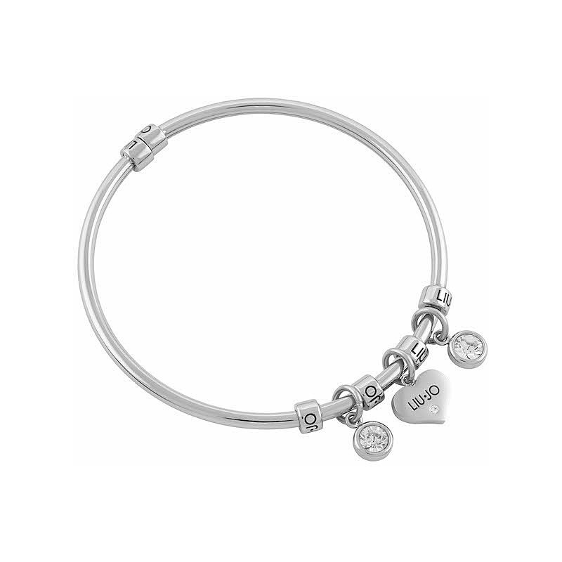 Bracciale Donna LIU JO Brilliant Rigido LJ1640 Colore Argento Bracciale Donna LIU JO Brilliant Rigido LJ1640 Colore Argento