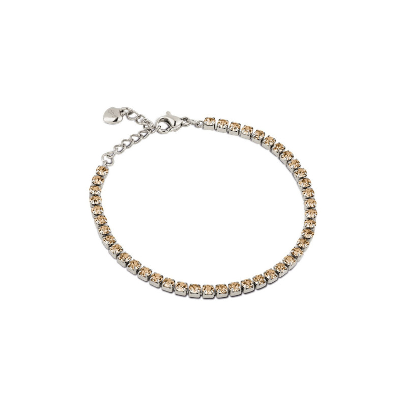 Bracciale Donna Tennis Ops OPSBR-931 Acciaio Silver con pietre Caramello 3mm Bracciale Donna Tennis Ops OPSBR-931 Acciaio Silver con pietre Caramello 3mm