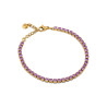 Bracciale Donna Tennis Ops OPSBR-933 Acciaio Oro con pietre Smeraldo 3mm