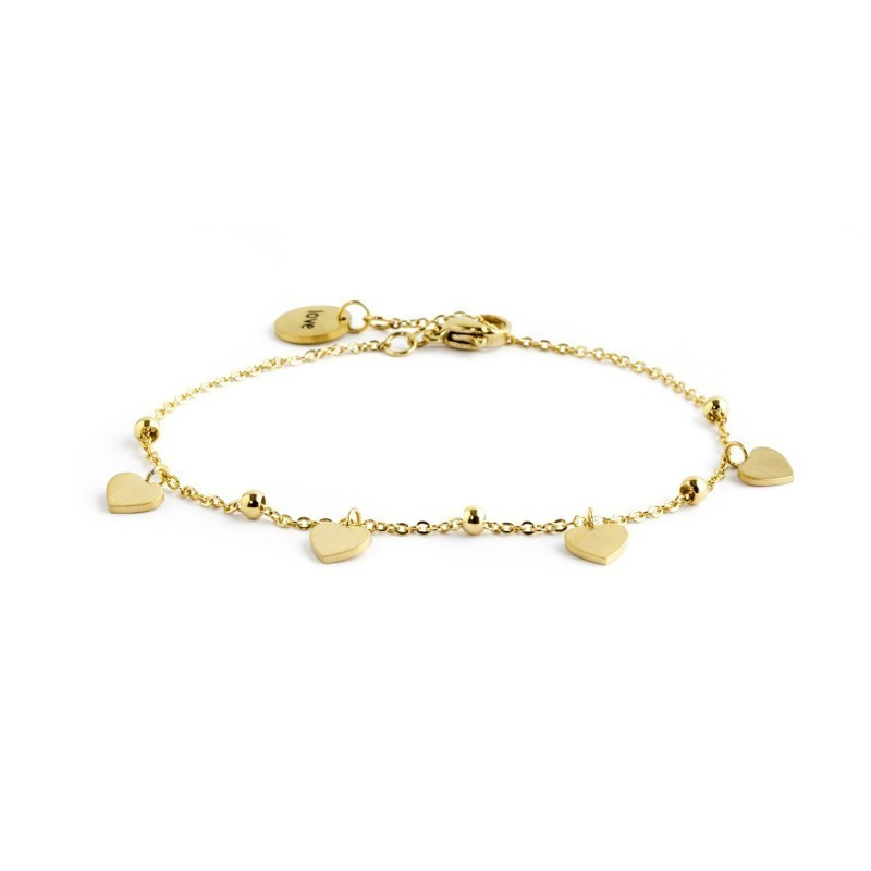 Bracciale Marlù da donna in acciaio 316L 18BR141G Bracciale Marlù da donna in acciaio 316L 18BR141G