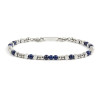 Bracciale MARLU' Icons 4br1824b Acciaio Pietre Uomo