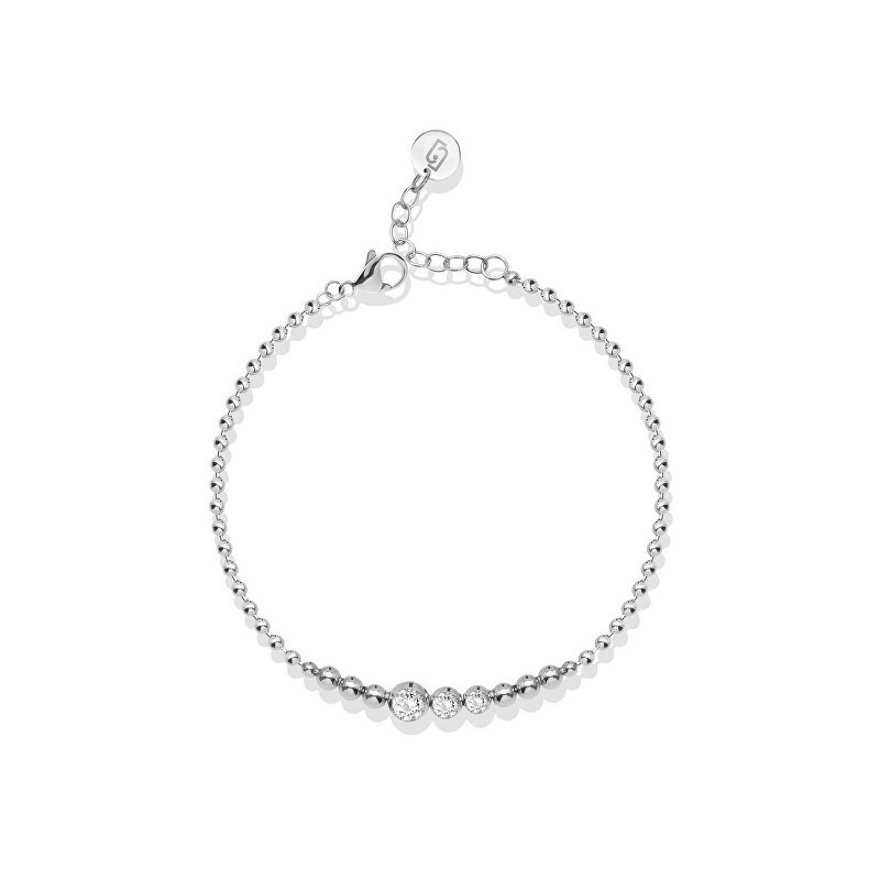 Bracciale Donna Liujo LJ2831 con Sfere Acciaio Silver con cristalli Bracciale Donna Liujo LJ2831 con Sfere Acciaio Silver con cristalli