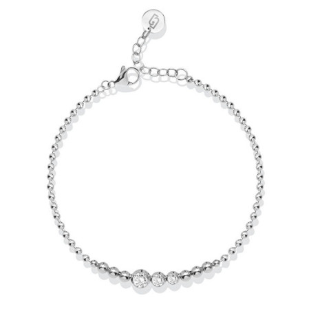 Bracciale Donna Liujo LJ2831 con Sfere Acciaio Silver con cristalli