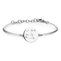 WOMEN'S BRACELET LEO SIGN BHK15 IN HYPOALLERGENIC STEEL