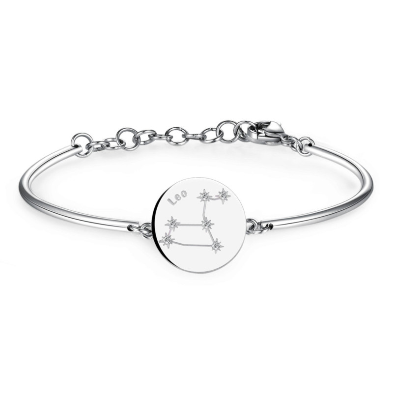 BRACCIALE DONNA SEGNO LEONE BHK15 IN ACCIAIO ANALLERGICO BRACCIALE DONNA SEGNO LEONE BHK15 IN ACCIAIO ANALLERGICO
