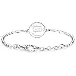BRACCIALE DONNA SEGNO LEONE BHK15 IN ACCIAIO ANALLERGICO