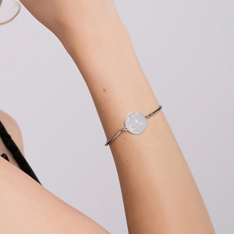 WOMEN'S BRACELET LEO SIGN BHK15 IN HYPOALLERGENIC STEEL
