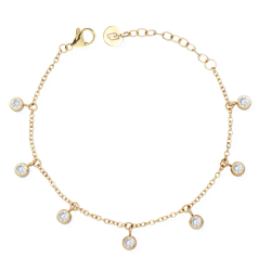 Bracciale Donna Liujo LJ2924 in Acciaio Oro Giallo