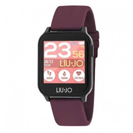 Orologio Smartwatch Donna Liujo Energy SWLJ006 Cinturino in Silicone Bordeaux