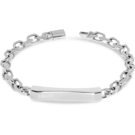Bracciale uomo in acciaio a catena LiuJo MLJ479