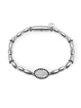 Bracciale Uomo LiuJo Acciaio Madonna Lucida Zirconi Neri MLJ552