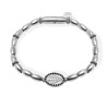 Bracciale Uomo LiuJo Acciaio Madonna Lucida Zirconi Neri MLJ552