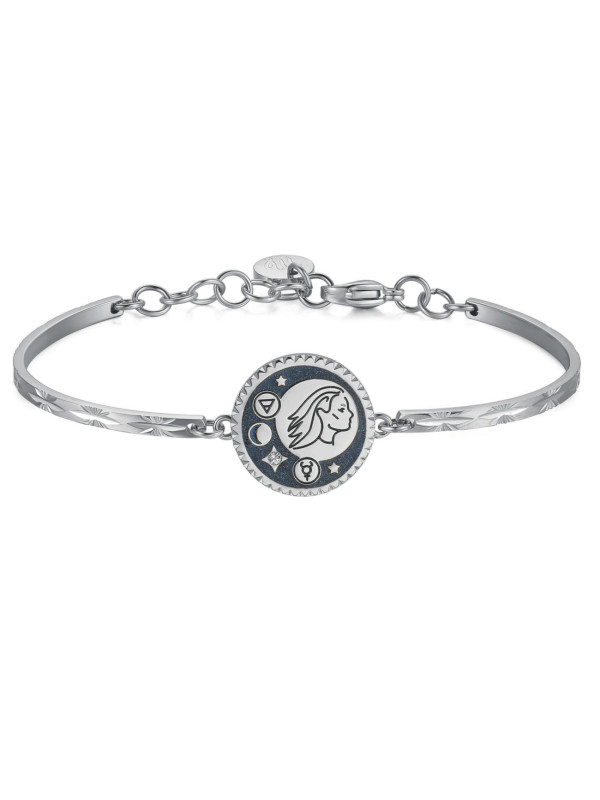 BRACCIALE DONNA ZODIACO VERGINE BHK372 IN ACCIAIO SMALTATO