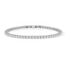 Bracciale Unisex LiuJo Tennis Zirconi Bianchi 3 MM Acciaio Lucido MLJ554