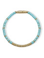 Bracciale uomo Liujo MLJ575 di perline e turchese